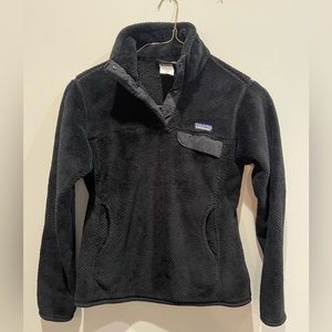 Women’s Patagonia Re-Tool Snap-T Pullover - Black
